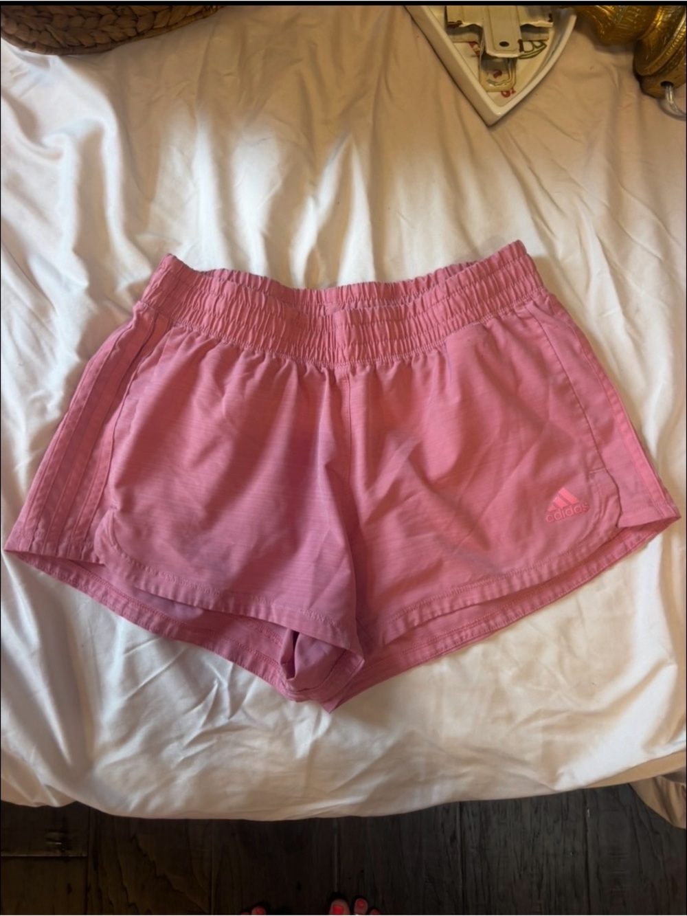 Adidas Women's Pink Athletic Shorts